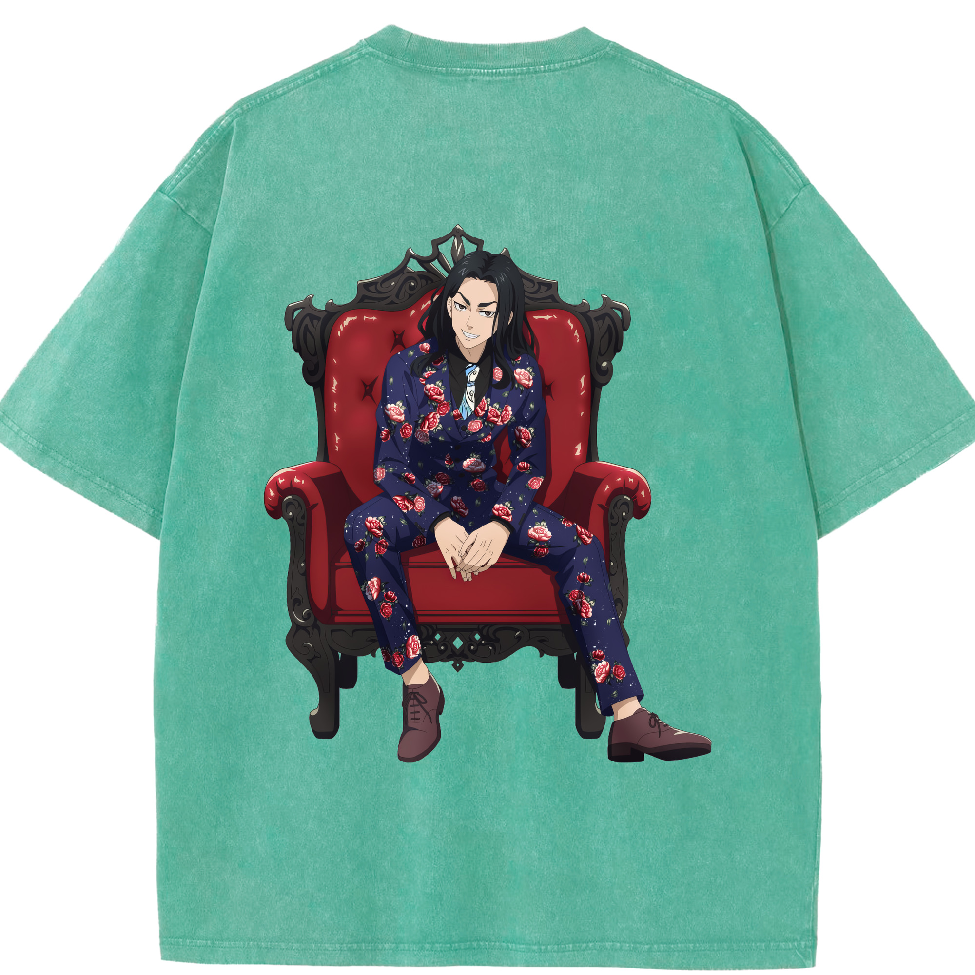 （画像用） 東京リベンジャーズ Tokyo Revengers 綿100% ヴィンテージ風 半袖Tシャツ（背面プリント）